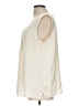 Talbots 100% Polyester Ivory Sleeveless Blouse Size L - photo 5