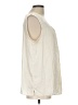 Talbots 100% Polyester Ivory Sleeveless Blouse Size L - photo 4