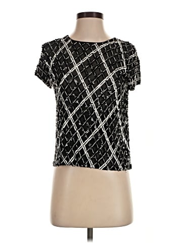 Gryphon New York Short Sleeve Silk Top (view 1)