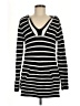 Saint Tropez West 100% Cotton Stripes Black Pullover Sweater Size M - photo 1