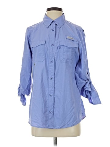 Columbia 3/4 Sleeve Button-Down Shirt (view 1)
