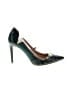INC International Concepts Color Block Green Heels Size 9 1/2 - photo 1