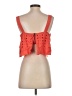 Free People 100% Cotton Orange Tank Top Size S - photo 2