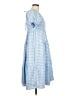 Unbranded Checkered-gingham Blue Casual Dress Size L - photo 4