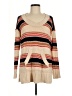 Tory Burch Stripes Tan Pullover Sweater Size M - photo 1