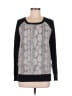 Joie Print Black Pullover Sweater Size M - photo 1