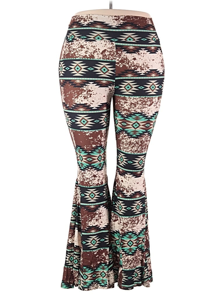 Pre-owned Crazy Train Active Pants In Brown