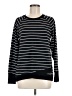 Danskin Stripes Black Pullover Sweater Size M - photo 1
