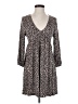 Pull&Bear Animal Print Brown Casual Dress Size S - photo 1