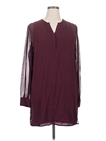Vince. 3/4 Sleeve Silk Top (view 1)