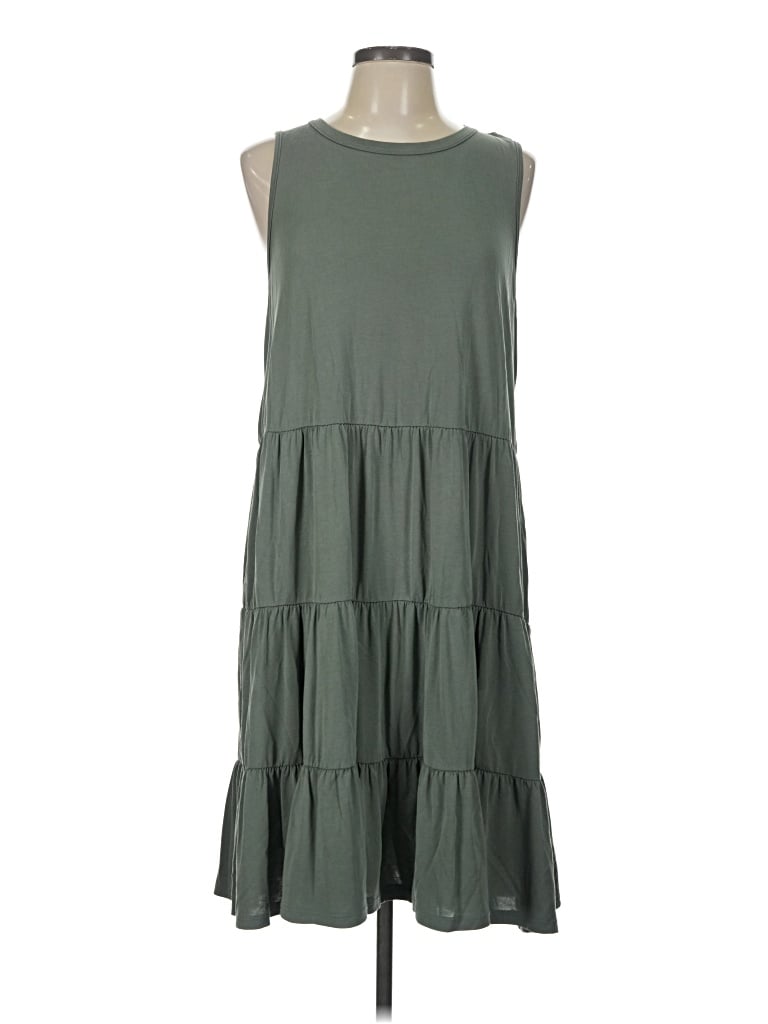 Pre-owned Mts Casual Dress In Green