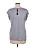 Papermoon 100% Polyester Polka Dots Gray Short Sleeve Blouse Size M - photo 2