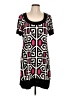 Blu Sage Graphic Black Casual Dress Size L - photo 1