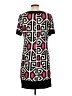 Blu Sage Graphic Black Casual Dress Size L - photo 2