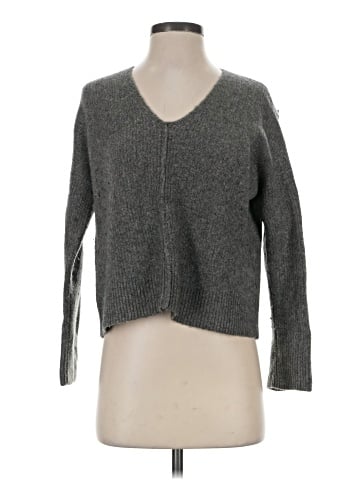 Madewell Staley V-Neck Pullover Sweater in Coziest Yarn (view 1)