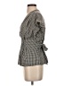 Max Studio Houndstooth Black Short Sleeve Blouse Size XS - photo 5