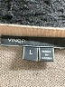 Vince. 100% Cashmere Color Block Gray Cashmere Pullover Sweater Size L - photo 7