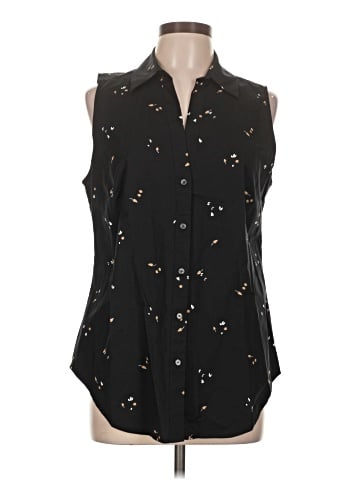 Ann Taylor Sleeveless Button-Down Shirt (view 1)