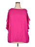 Worthington 100% Polyester Pink Short Sleeve Blouse Size 2X - photo 1