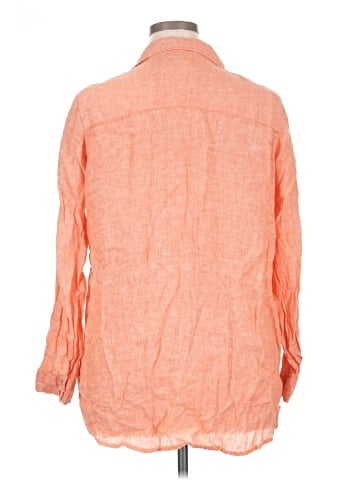 Sigrid Olsen 3/4 Sleeve Button-Down Shirt (view 2)