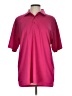 Vans 100% Polyester Pink Short Sleeve Polo Size L - photo 1