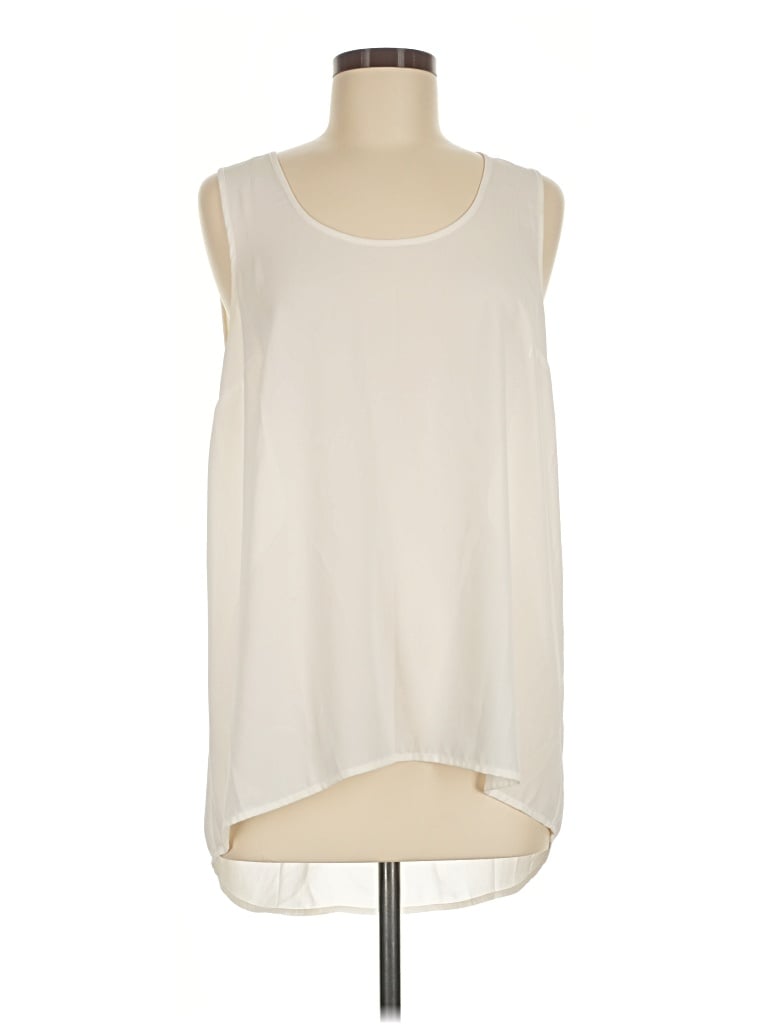 Pre-owned Daniel Rainn Sleeveless Blouse In Ivory