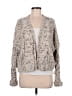 Jessica Simpson 100% Polyester Tweed Tan Cardigan Size M - photo 1