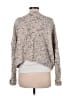 Jessica Simpson 100% Polyester Tweed Tan Cardigan Size M - photo 2