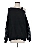 Romwe 100% Polyester Black Pullover Sweater Size S - photo 1