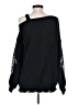 Romwe 100% Polyester Black Pullover Sweater Size S - photo 2