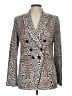 CAbi Animal Print Gray Blazer Size 10 - photo 1