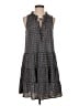 Max Studio Polka Dots Black Casual Dress Size XS - photo 1