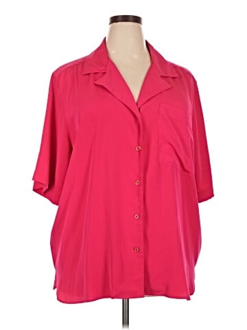 Elisabeth by Liz Claiborne Short Sleeve Blouse (view 1)