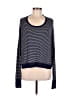 Eileen Fisher Stripes Blue Pullover Sweater Size M - photo 1