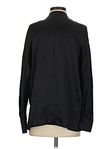 Vince. Long Sleeve Silk Top (view 2)