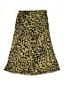 Banana Republic 100% Polyester Animal Print Brown Gold Skort Size XS - photo 2