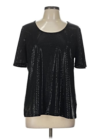 Susan Graver Short Sleeve Top (view 1)