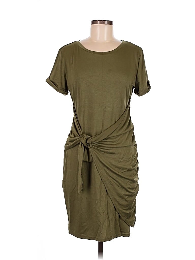 Lillusory Casual Dress In Green