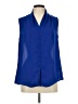 Apt. 9 Blue Sleeveless Blouse Size L - photo 1