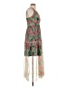 Lapis 100% Polyester Paisley Green Cocktail Dress Size S - photo 4