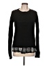 Aqua 100% Acrylic Houndstooth Black Pullover Sweater Size L - photo 1