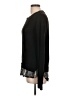 Aqua 100% Acrylic Houndstooth Black Pullover Sweater Size L - photo 5