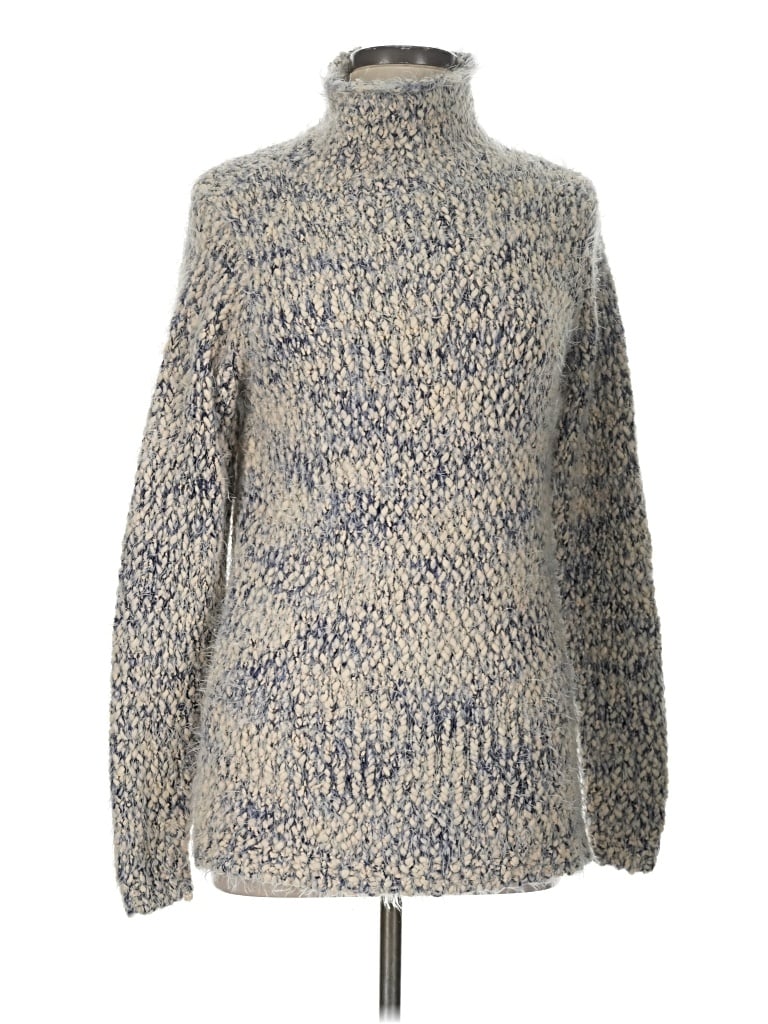 Pre-owned Workshop Republic Clothing Turtleneck Sweater In Silver
