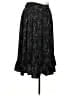 Lilac Paisley Black Casual Skirt Size L - photo 1