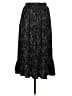 Lilac Paisley Black Casual Skirt Size L - photo 2