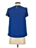 J. by J.Crew 100% Polyester Blue Short Sleeve Blouse Size 00 - photo 2