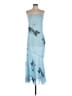 Unbranded 100% Polyester Blue Casual Dress Size M - photo 1