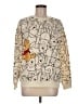 Disney Print Ivory Pullover Sweater Size M - photo 1