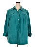 JM Collection Teal 3/4 Sleeve Blouse Size 3X - photo 1