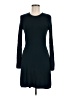 Theory Solid Black Casual Dress Size M - photo 1
